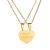 nemesacel-best-friends-kettos-medal-nyaklanccal-arany-szinu