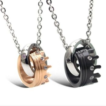 korona-páros-nyaklánc