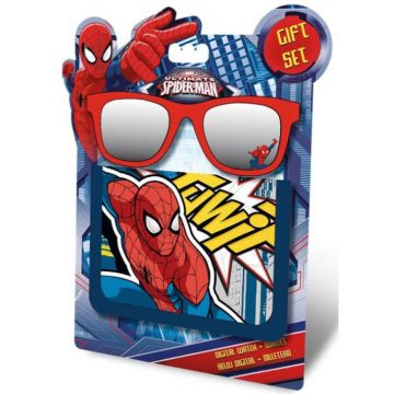   Napszemüveg + Pénztárca szett Spiderman, Pókember (eredeti)
