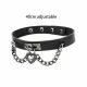 Punk-rock-choker-szív-és-lánc-dísszel