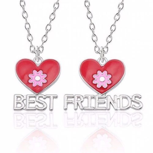 Best friends szívmedál és lánc
