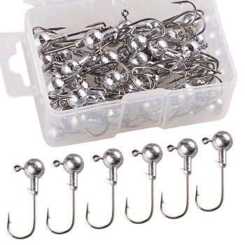 Ólomfejű horgászhorog 5 db - 1 g