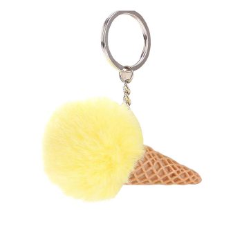 fagyi pompom, sárga