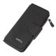 Dizájn bőr divat női pénztárca, fekete