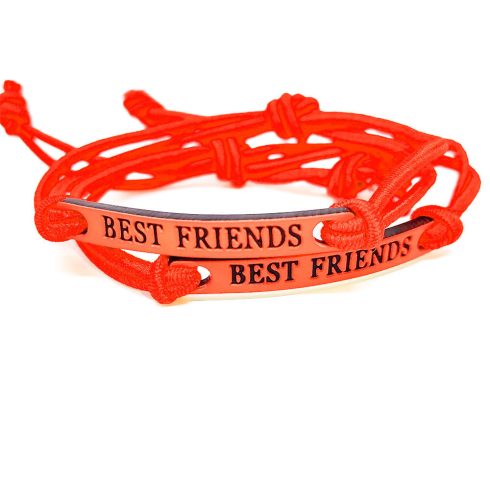 best-friends-legjobb-baratok-paros-szovet-karkoto-piros
