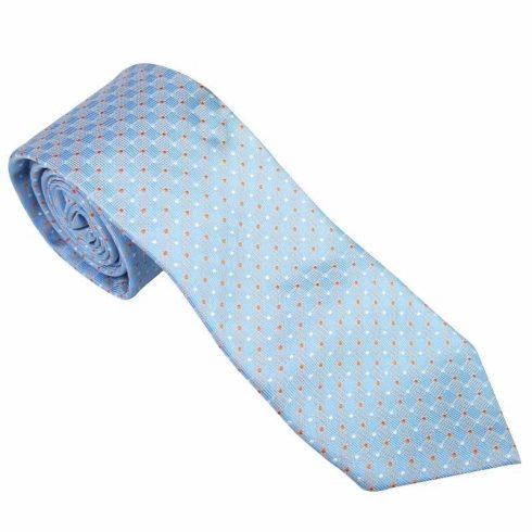 világoskék-fehér nyakkendő