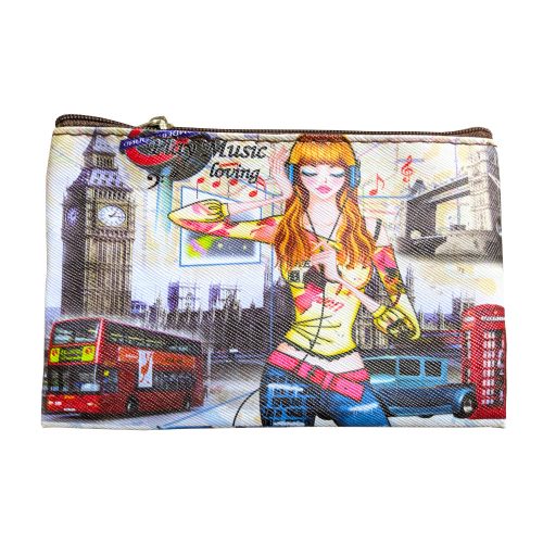 London motívumos vászon szütyő