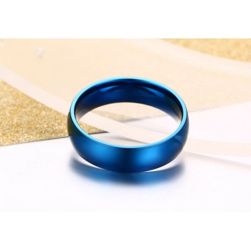VNOX nemesacél karikagyűrű, több méretben - kék, 11-es