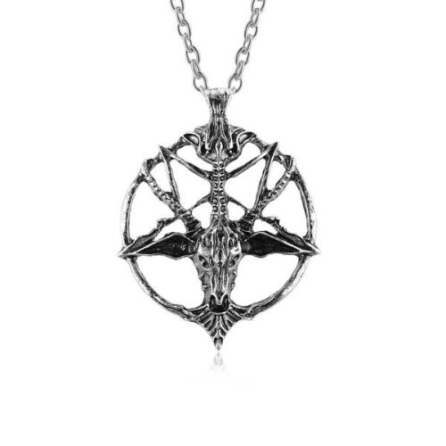 Baphomet medál, nyaklánccal