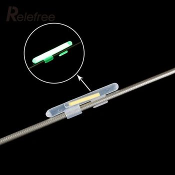   Horgászbotra erősíthető zöld fényrúd halcsalogató  (2 db-os csomag)