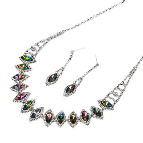 esküvői szett: nyaklánc és fülbevaló