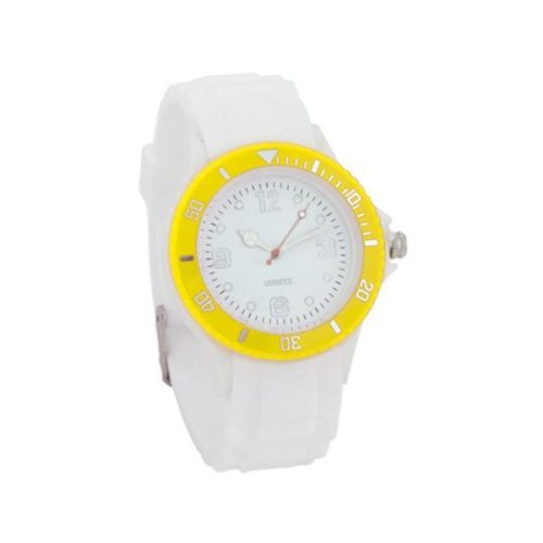Uniszex karóra sárga kerettel 144475 (40mm)