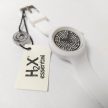 Luxus strasszos Haurex cseppálló, szilikonszíjas női óra (34mm)