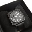 Eredeti PERTEGAZ uniszex bőrszíjas üzleti retro stílusú karóra, fekete (37 MM) - 3 ATM