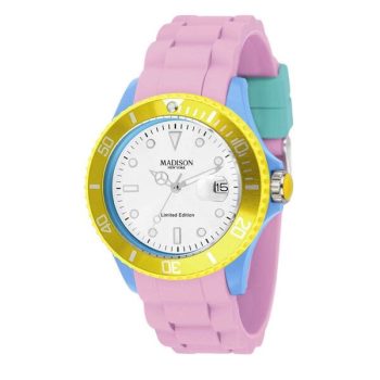   MADISON New York vidám, cseppálló, dátumkijelzős női karóra (40 MM), 5 ATM (limitált kiadás)