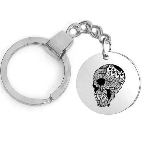 Skullmandala-kulcstartó-több-színben