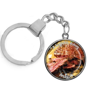 steak-kulcstartó