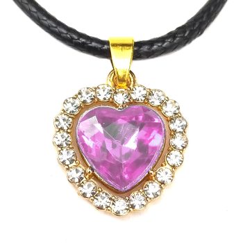 kristály-szív-medál-lánccal