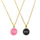 best-friends-forever-legjobb-baratok-orokke-pink-es-fekete-paros-medal-lanccal