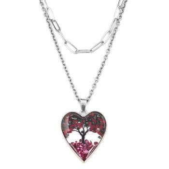 dupla-ezüst-színű-nyaklánc-piros-életfa-medállal