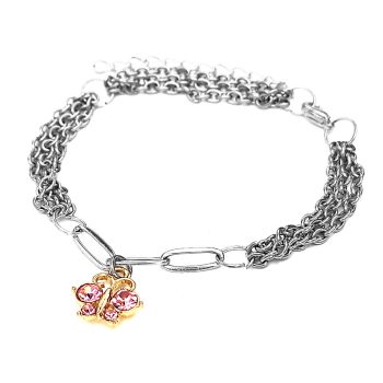 3-soros-kristálypillangós-charmos-karkötő