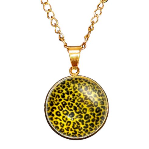 Leopárd-sárga-üveglencsés-medál-lánccal-ezüst-és-arany-színben-választható
