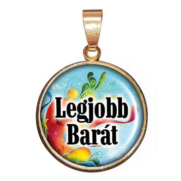 legjobb barát-medál-láncra-karkötőre-fülbevalóra