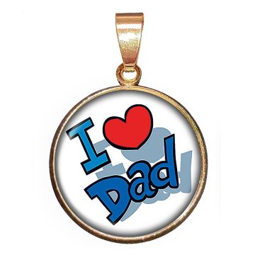 I-Love-Dad-(Szeretem-Apát)-medál-karkötő-fülbevaló-kulcstartó