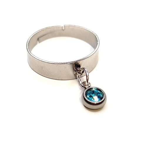 kék-kristály-charmos-gyűrű