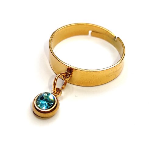 kék-kristály-charmos-gyűrű