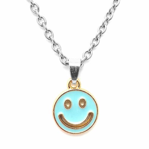 smiley-gyerek-nyaklanc-medallal