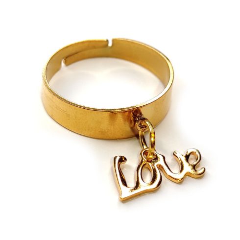 love-charmos-gyűrű
