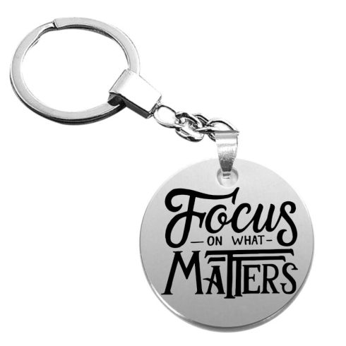 Focus-on-what-matters-kulcstartó