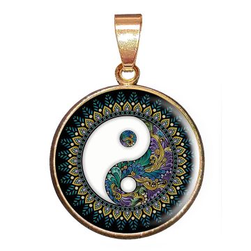 Yin Yang -Élvezd-az-életet-medál-lánccal-vagy-választható-karkötőre-fülbevalóra-kulcstartóra-me