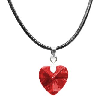piros-kristály-szív-medal-lanccal