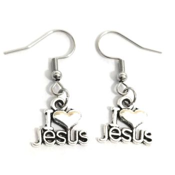 I Love Jesus -fülbevaló
