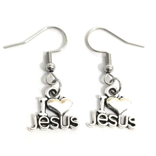 I Love Jesus -fülbevaló