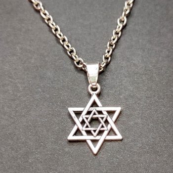 dávid-csillag-medál-nyaklánccal