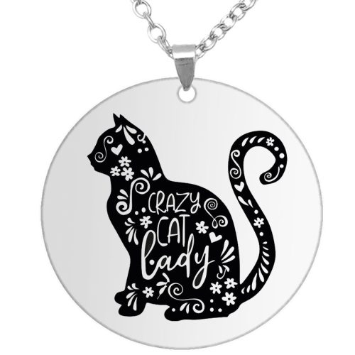 crazy-cat-lady-medál-lánccal-több-színben-és-formában-