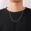 Rozsdamentes acél box chain férfi nyaklánc, 2 mm - választható méretben