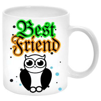 Best-Friend-baglyos-bögre-feliratozható
