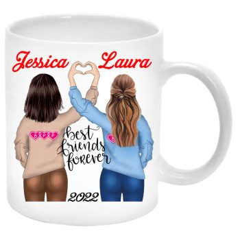 best-friends-Bögre-sajátnévvel