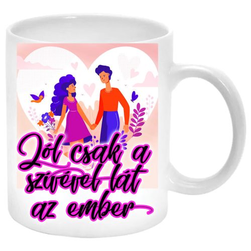 Jól-csak-a-szívével-lát-az-ember-Bögre-feliratozható