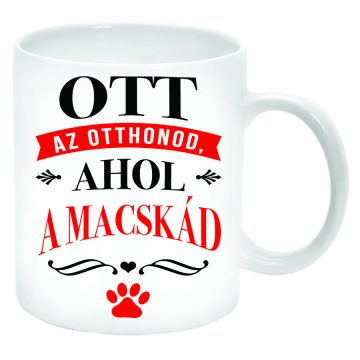 Az-otthon-ott-van-ahol-a-macskád-Bögre-feliratozható