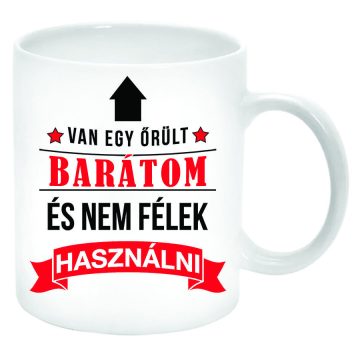 Van-egy-őrült-Barátom-és-nem-félek...-Bögre-feliratozható