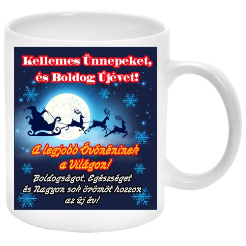 Kellemes-ünnepeket-a-legjobb-óvónéninek-jókívánság-Bögre-feliratozható