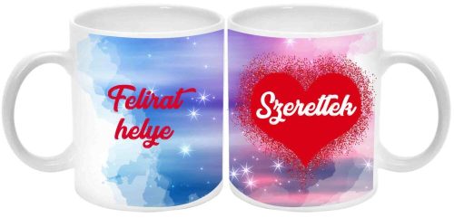 szeretettel-Bögre-feliratozható