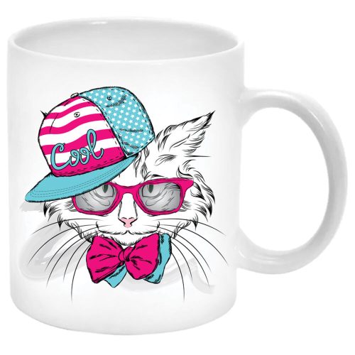 Cool-cat-Bögre-feliratozható