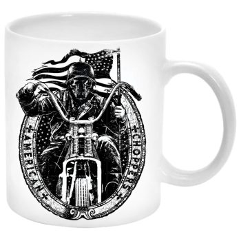 American-choppers-skull-Bögre-feliratozható