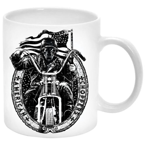 American-choppers-skull-Bögre-feliratozható